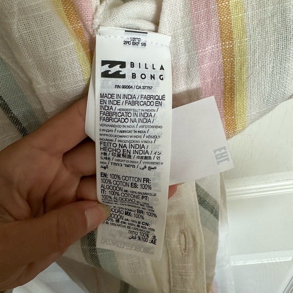 Billabong jumpsuit 100% cotton - Picture 6 of 6